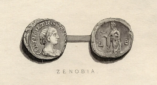 Tetrachim from the time of Zenobia (engraving)
