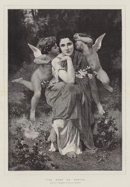 'The Song of Spring, 'in the Paris Exhibition (engraving)