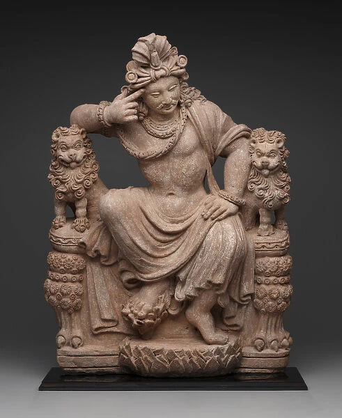 Thinking Bodhisattva, A. D. 4th to 6th century (terracotta)