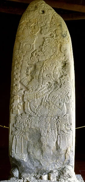 Tikal Stela 31, Early Classic Period, 445 AD (stone)