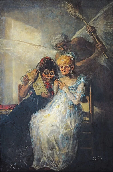 Time of the Old Women, 1820 (oil on canvas)