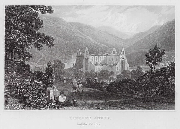 Tintern Abbey, Monmouthshire (engraving)