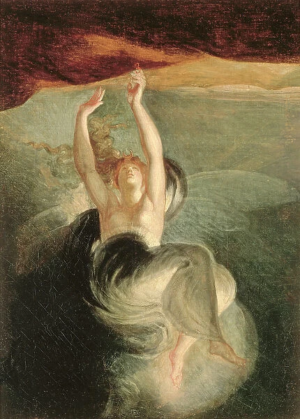 Titania finds the magic ring on the shore, from Oberon by Christoph Martin Wieland