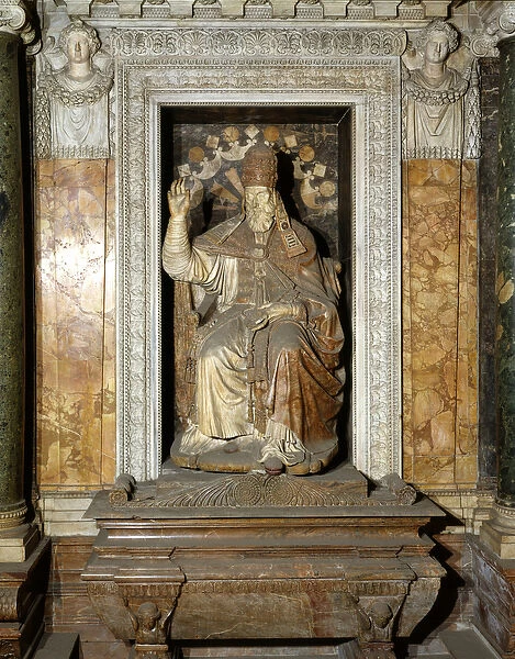 Tomb of Pope Paul IV, Carafa Chapel, Santa Maria sopra Minerva, Rome, c. 1559 (marble)