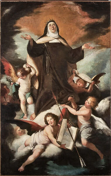 The Triumph of Saint Therese of Jesus or Avila (1515-1582)