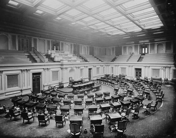 U. S. Capitol - Seventh Chamber, c. 1873 (b  /  w photo)