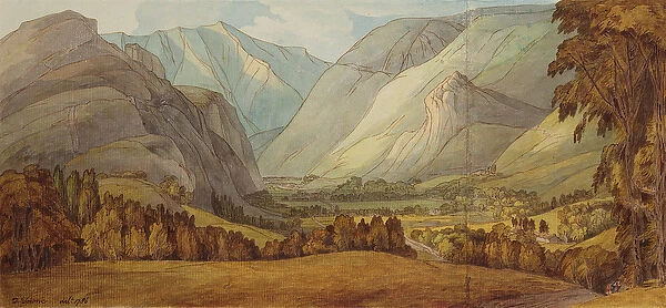 The Vale of St. John, 1786 (w  /  c on paper)