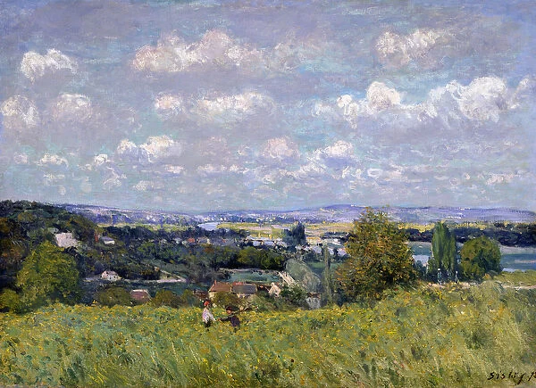 The Valley of the Seine at Saint-Cloud, 1875 (oil on canvas)