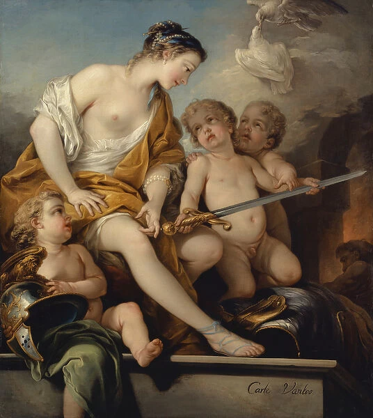 Venus and Cupids with the Arms of Mars, c. 1743 (oil on canvas)