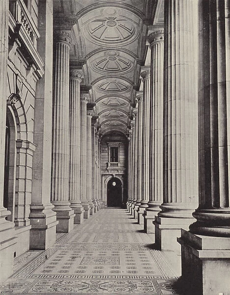 The Vestibule, Parliamentary Buildings, Melbourne (b  /  w photo)