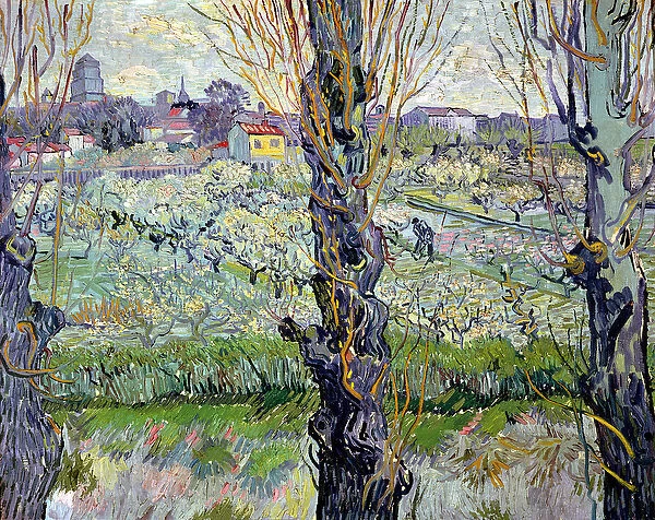 View of Arles, 1889 (oil on canvas)