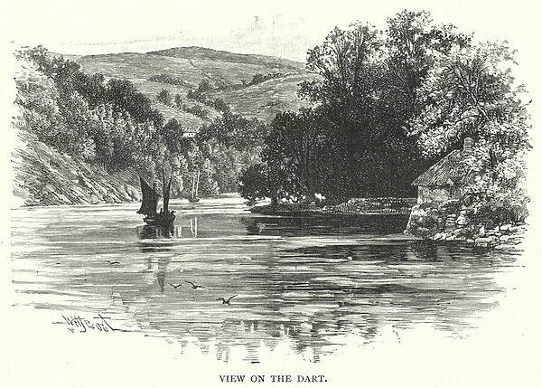 View on the Dart (engraving)