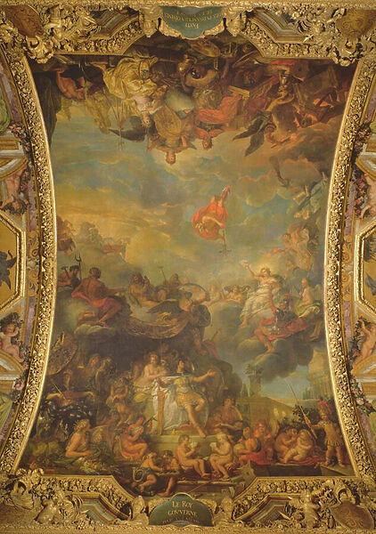 View of King Louis XIV (1638-1715) Governing Alone in 1661