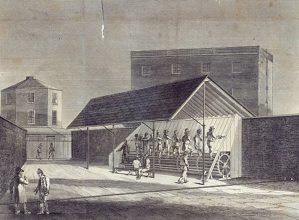View of the Tread Mill for the Employment of Prisoners, erected at the House of Correction