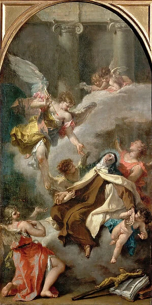 The Vision of Saint Teresa of Avila (1515-1582) - Sebastiano Ricci (1659-1734)