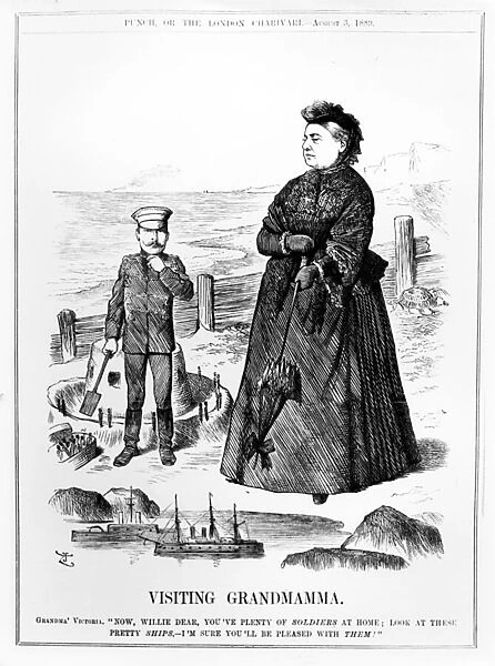 Visiting Grandmamma, illustration from Punch, published August 3 1889
