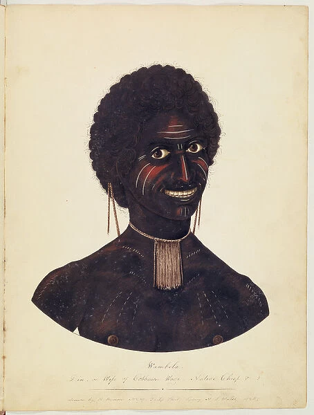 Wambela, wife of Cobbawn Wogi, native chief of Port Stephen, NSW, 1820 (w  /  c)
