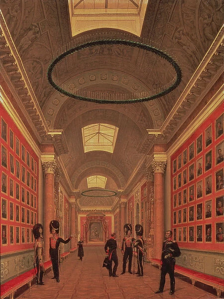 The War Gallery of the Winter Palace in St. Petersburg, c. 1830s (oil on canvas)