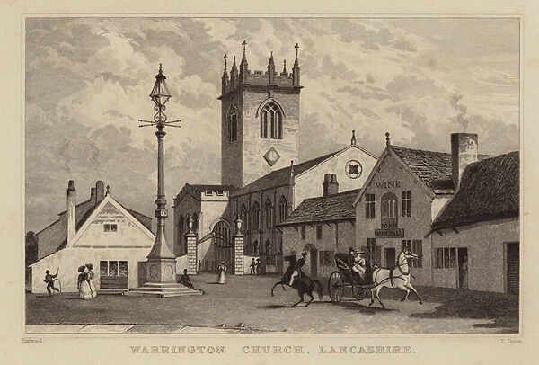 Warrington Church, Lancashire (engraving)