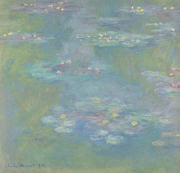 Water Lilies; Nympheas, 1908 (oil on canvas)