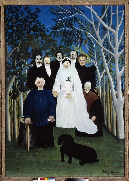The wedding around 1905. Painting by Henri Rousseau dit Le Douanier (1844-1910), 1905
