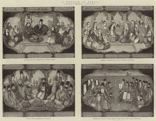 A Wedding in Persia (engraving)