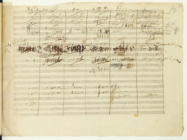 Wellingtons Victory, Op. 91, page 36, composed by Ludwig van Beethoven