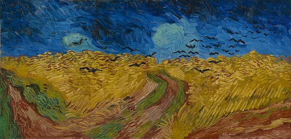 Wheatfield with Crows, 1890 (oil on canvas)