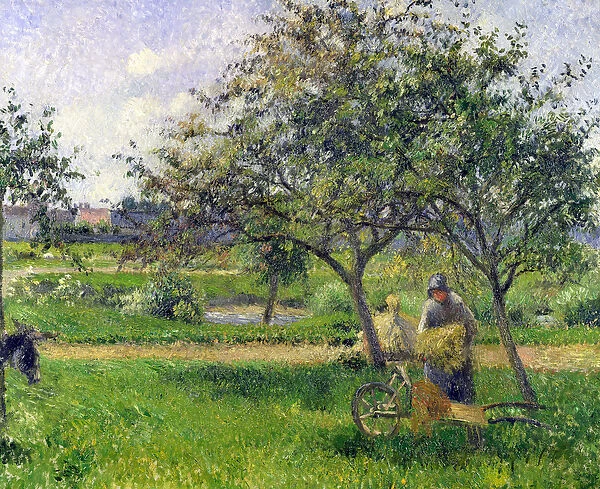 The Wheelbarrow, Orchard, c. 1881 (oil on canvas)