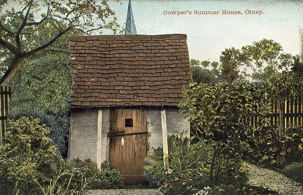 William Cowpers Summer House, Olney, Buckinghamshire (colour photo)