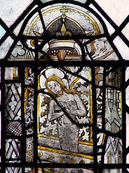 Window w1 depicting the Resurrection (stained glass)