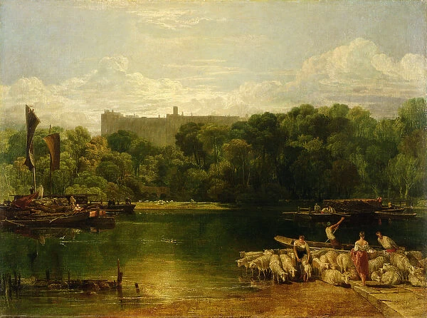Windsor Castle from the Thames, c. 1805