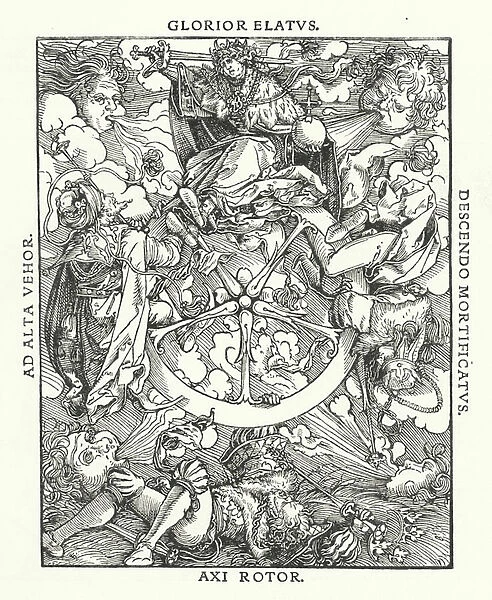 Woodcut from De Remediis Utriusque Fortunae (Remedies for Fortune Fair and Foul) by Petrarch (engraving)