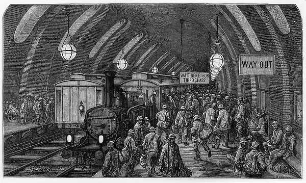 The workmens train, from London, a Pilgrimage, written by William Blanchard Jerrold