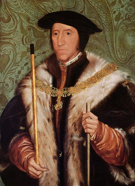 XCF274372 Portrait of Thomas Howard, 1539 (oil on wood) by Holbein the Younger, Hans