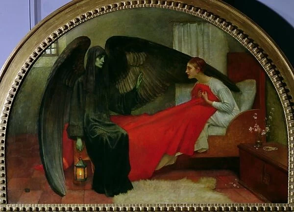 The Young Girl and Death, c. 1900 (oil on canvas)