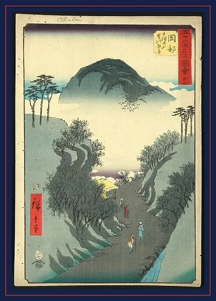 1797-1858 1855 22nd 24. 7 36 Ando Hiroshige Okabe