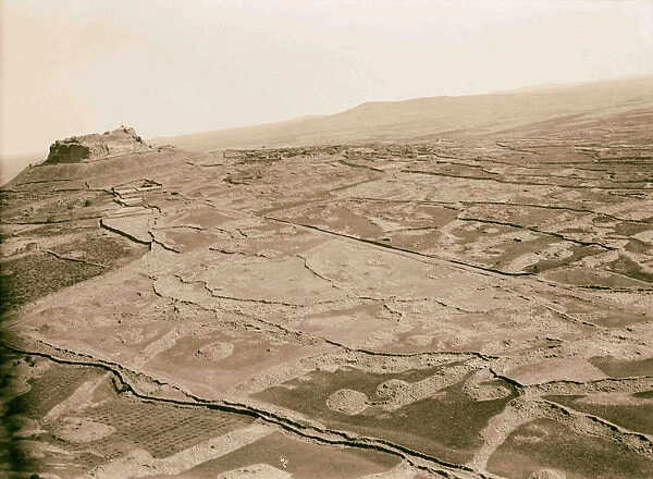 Air views Palestine Villages Hauran Land Gilead