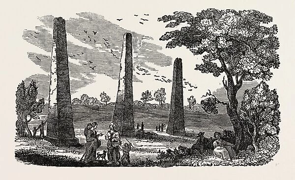 The Arrows, Near Boroughbridge, Yorkshire: the Three Columns, Called the Devil s