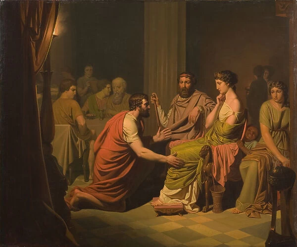 August MalmstrAom Odysseus Alcinous King Phaeacians