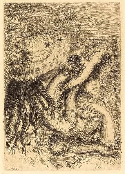 Auguste Renoir (French, 1841 - 1919), The Hat Pin (Le chapeau epingle), 1894, drypoint