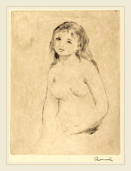 Auguste Renoir, Study for a Bather (Etude pour une baigneuse), French, 1841-1919