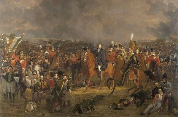 Battle Waterloo June 18 1815 View battlefield