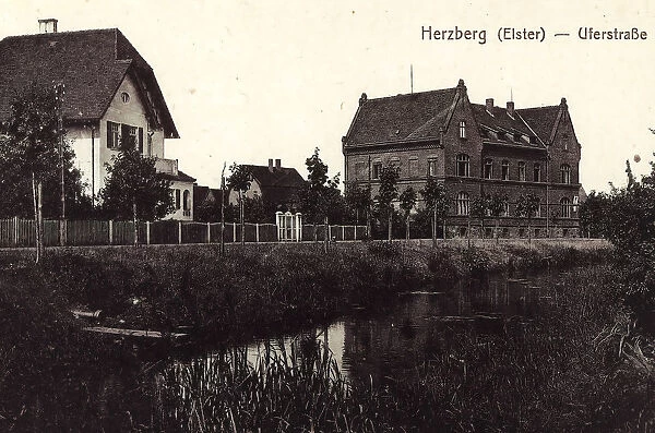 Buildings Herzberg Elster Schwarze Elster 1918