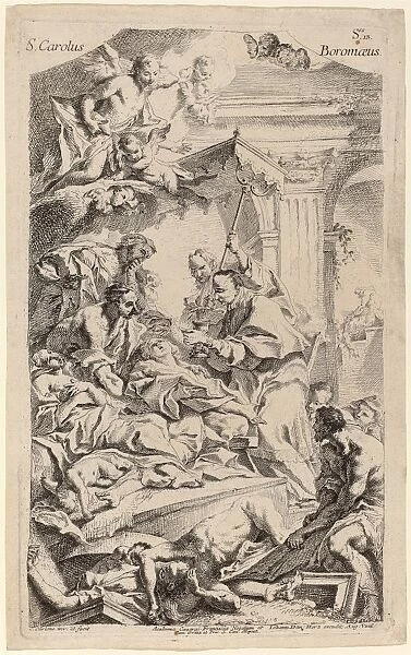 Carlo Innocenzo Carlone (Italian, 1686 - 1775), San Carlo Borromeo Giving Last Communion