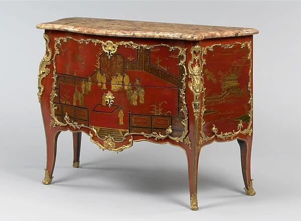 Commode; Bernard II van Risenburgh, French, after 1696 - about 1766
