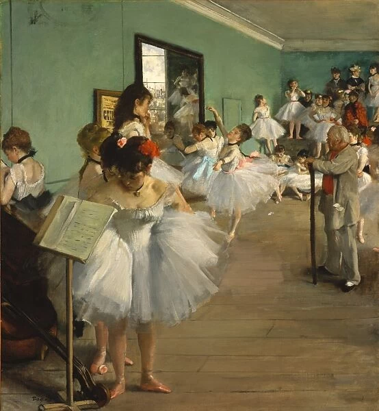 Dance Class 1874 Oil canvas 32 7  /  8 x 30 3  /  8 83. 5 77. 2 cm