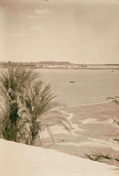 Egypt Ismailia lake 1934