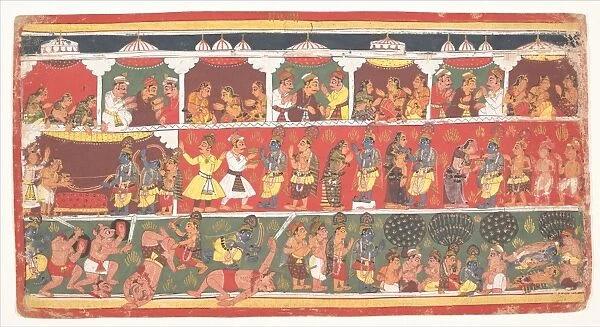 Encounters Mathura Page Dispersed Bhagavata Purana