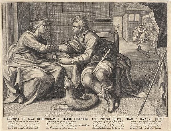 Esau sells his birthright to Jacob, Willem Isaacsz
